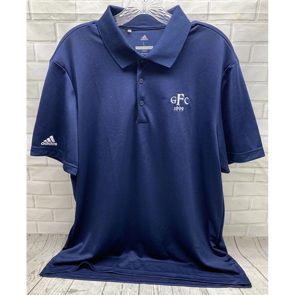 adidas Other - Adidas Golf Men's 1/4 Button Down Short Sleeve Shirt Blue Size Large